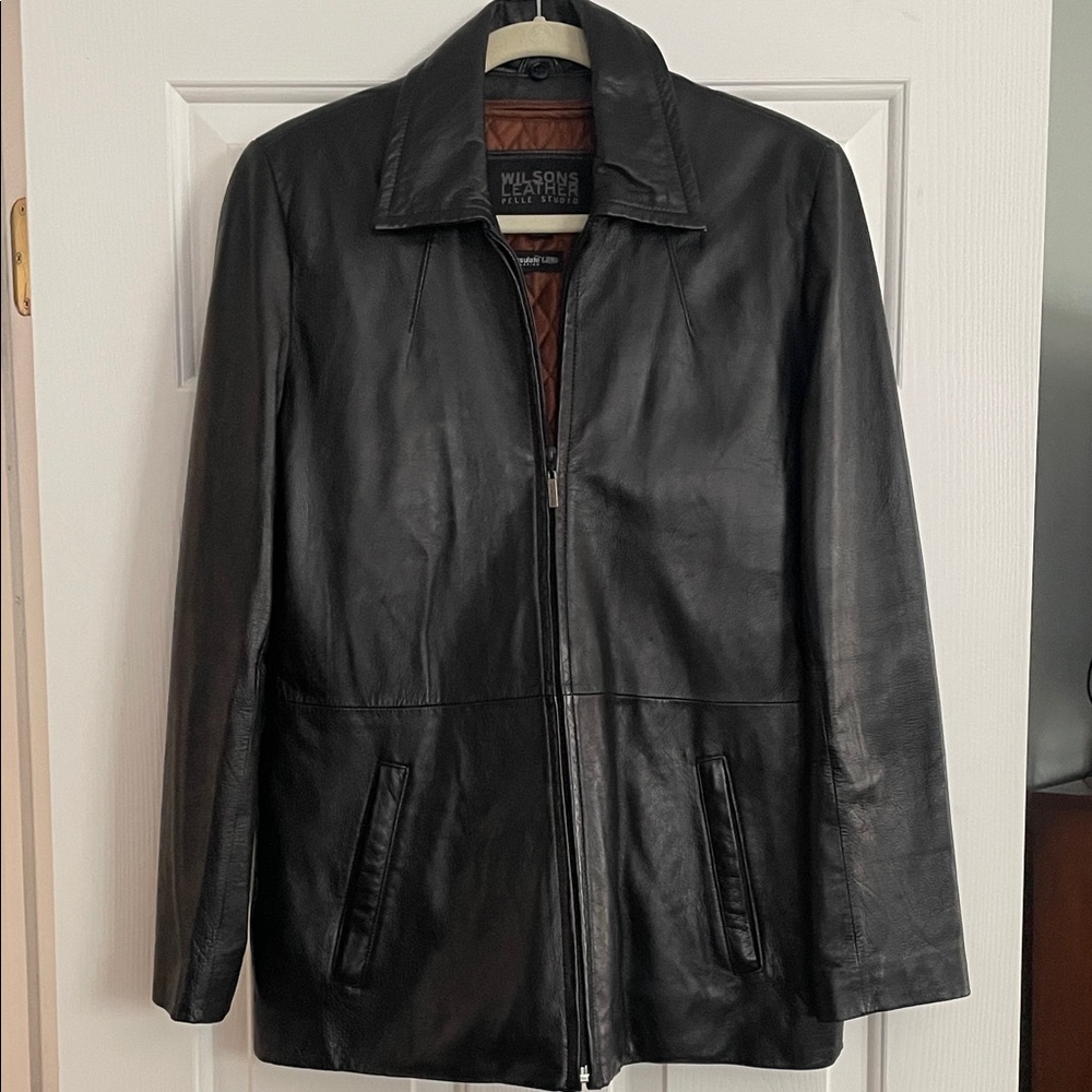 Wilsons Leather Women's Classic Black Leather Jacket